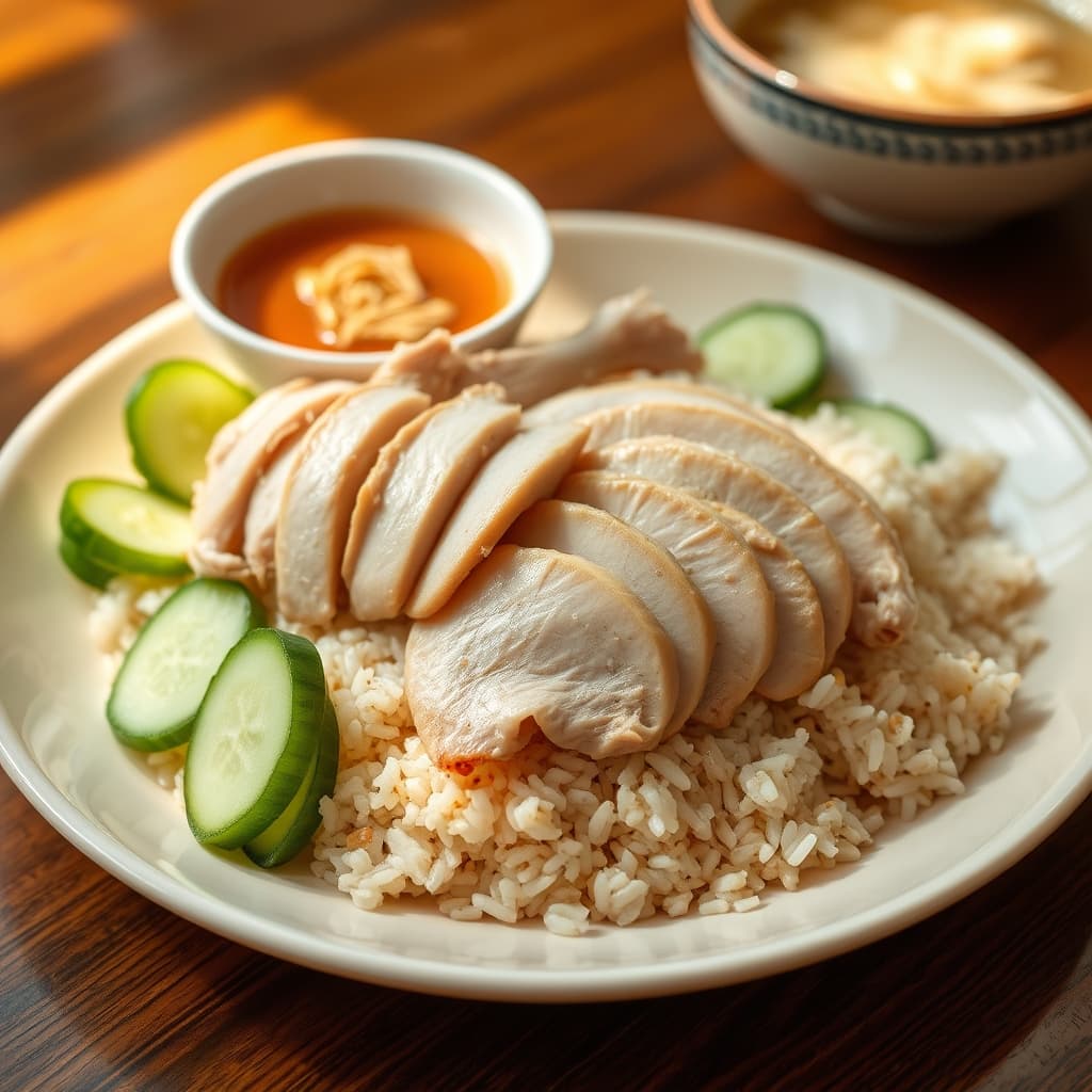 ข้าวมันไก่ต้ม