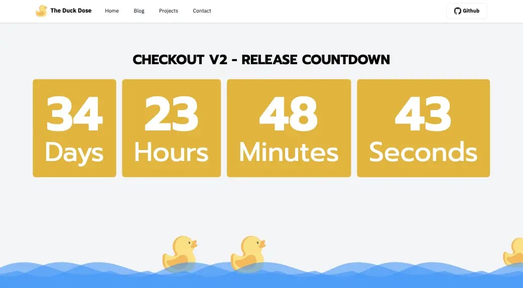 [Work] Checkout Countdown